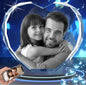 3D Crystal Photo Heart