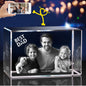 3D Crystal Photo Heart